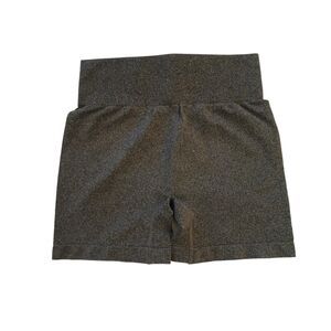 Shorts Bermuda Spandex Gray Size M Womens Used high waist